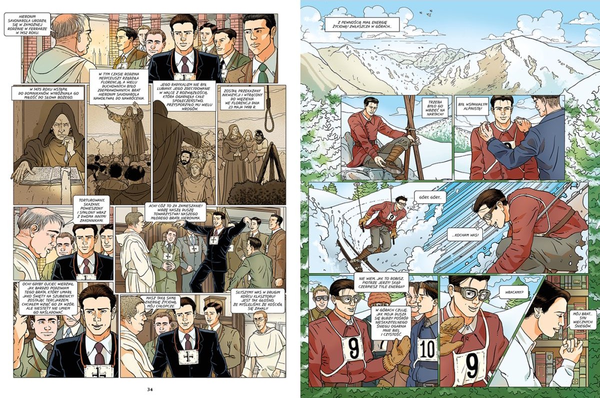 Piotr Jerzy Frassati. Coraz wyżej... aż do nieba! - Marie Malcurat, Olivier Malcurat (komiks)