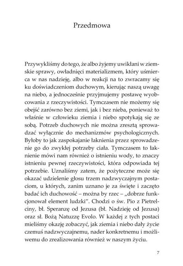 Gdzie niebo spotyka się z ziemią. Ojciec Pio, Madre Speranza i Natuzza Evolo