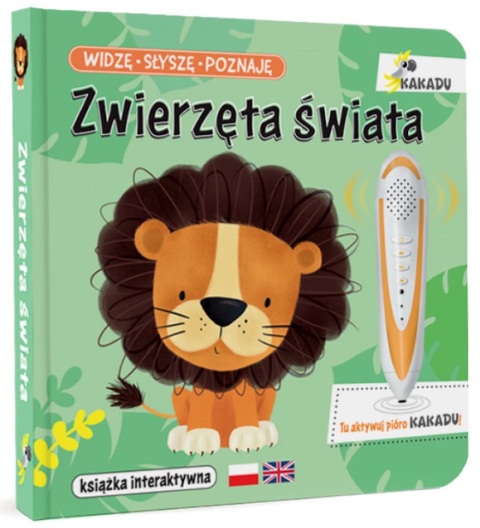 KAKADU: Zwierzęta świata (książka interaktywna) - Agnieszka Matz