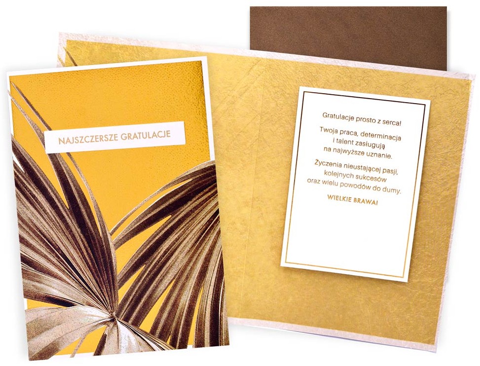 Karnet Dream Cards Plus: "NAJSZCZERSZE GRATULACJE" (kwiat) DKP-097
