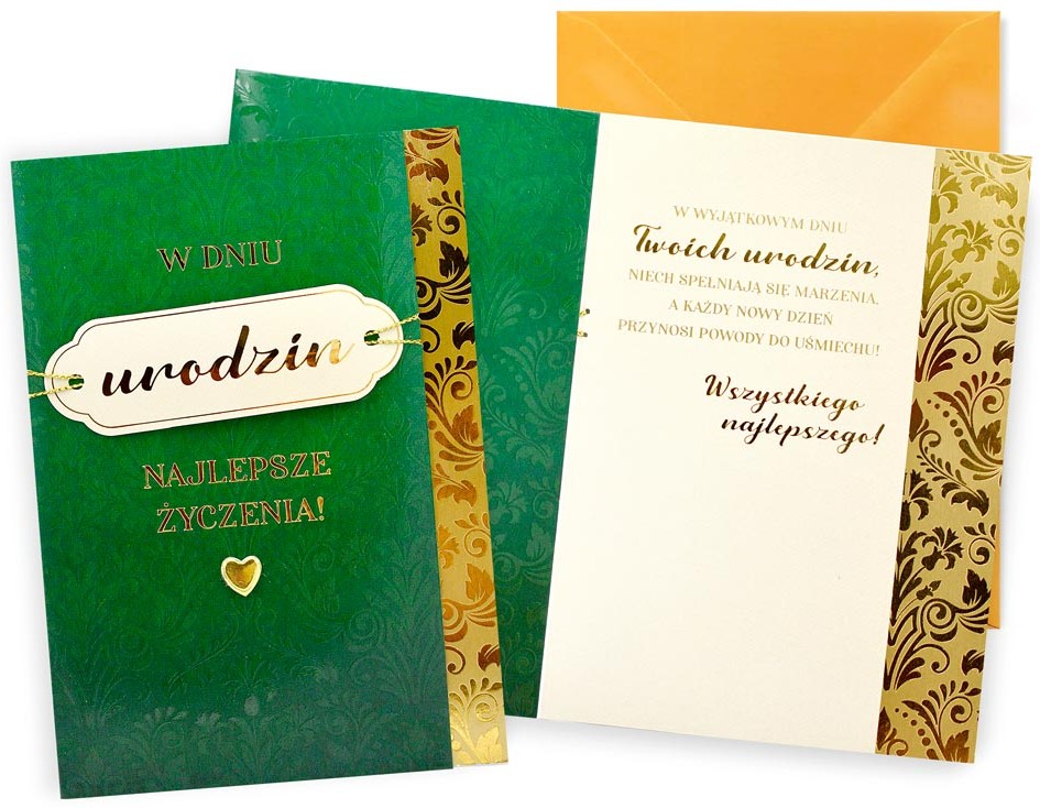 Karnet Dream Cards: "W dniu URODZIN..." (męskie) DK-1419