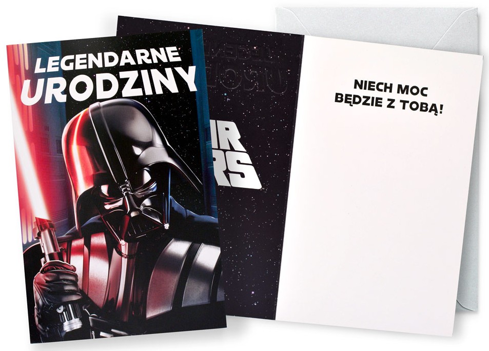Karnet z kopertą: LEGENDARNE URODZINY (Star Wars) DHS-045