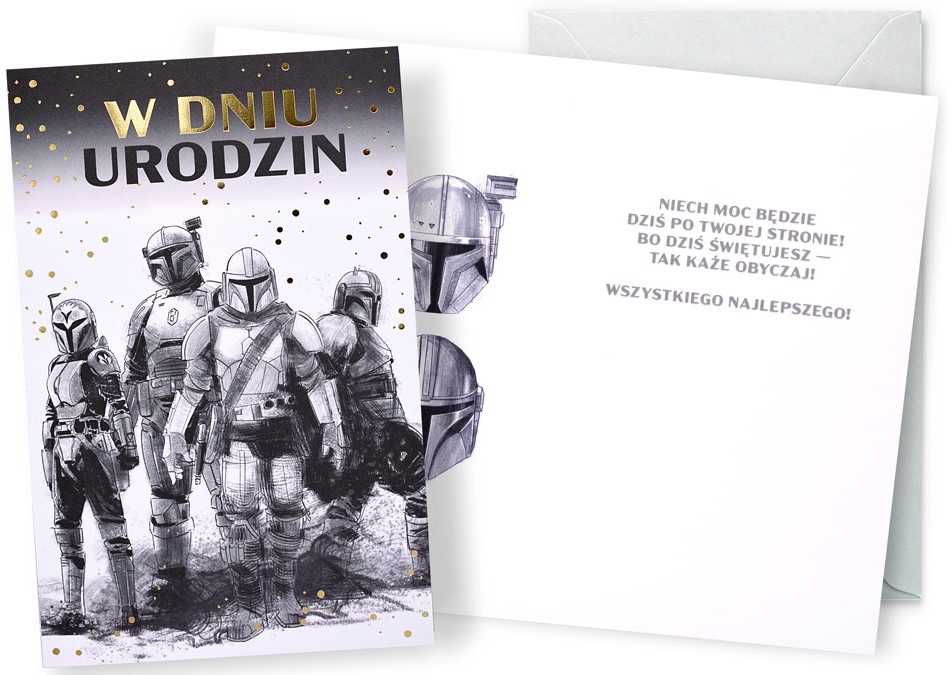 Karnet z kopertą: W DNIU URODZIN (Star Wars) DHS-047