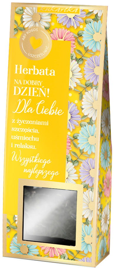 Herbata kukartka: "Na dobry dzień!" (damska) SG-376