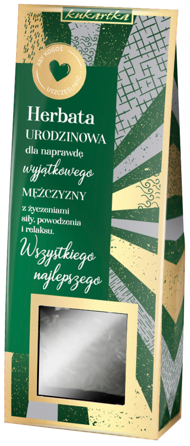 Herbata kukartka: "URODZINOWA" (męska) SG-381
