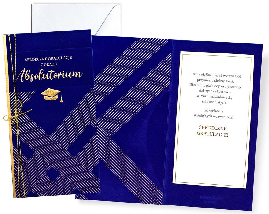 Karnet z kopertą: ABSOLUTORIUM (Magister) PM-460
