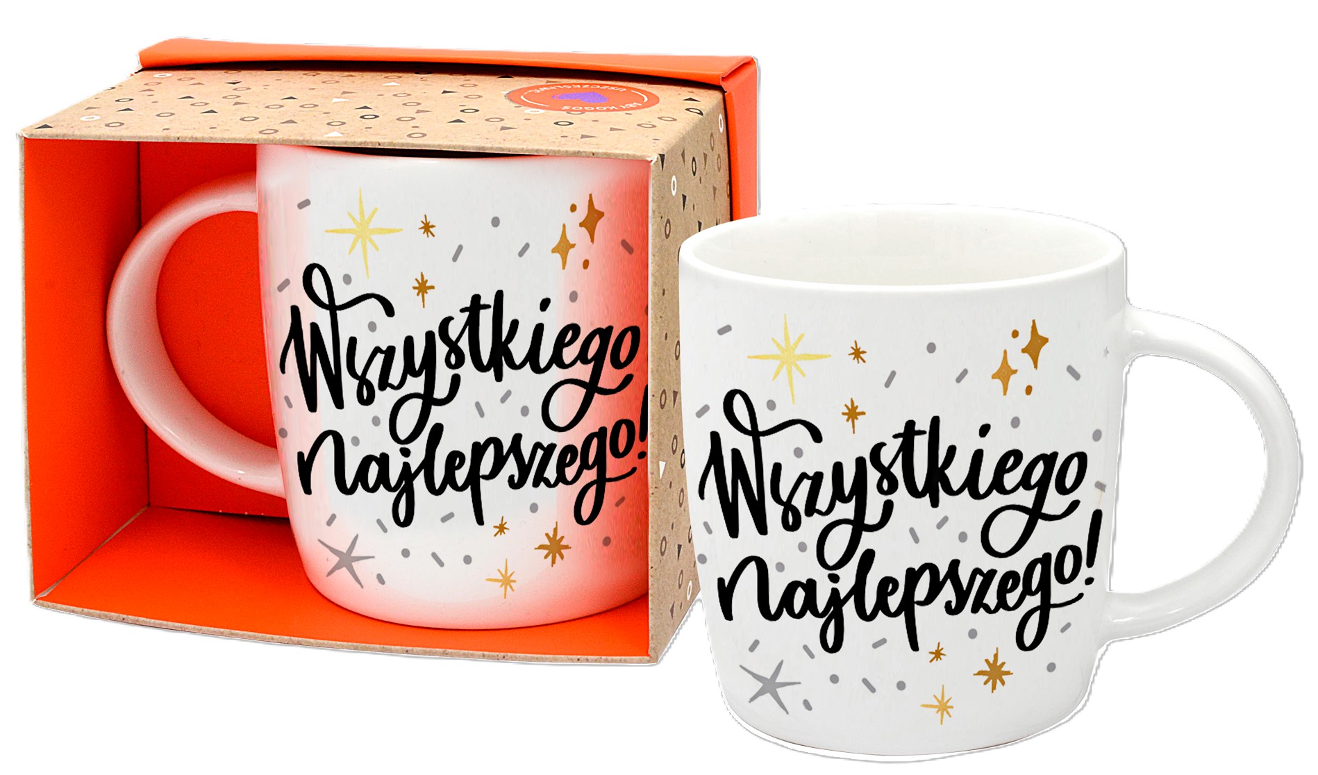 Kubek TOP kukartka "Wszystkiego najlepszego!" 350 ml TOP-041