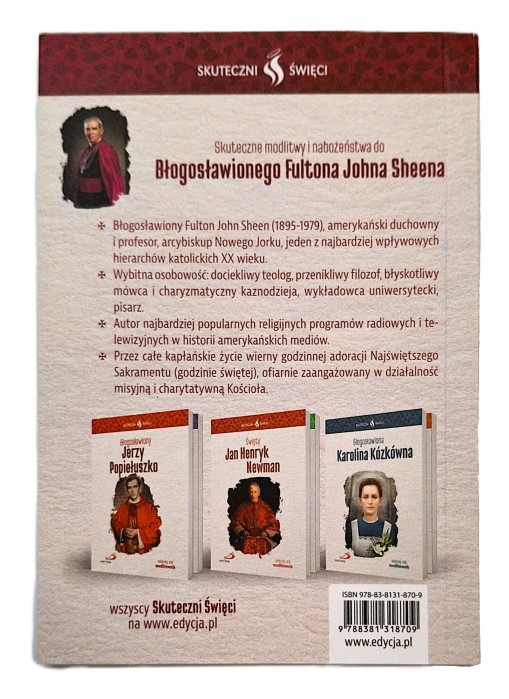 SKUTECZNI ŚWIĘCI: Błogosławiony Fulton John Sheen - książka