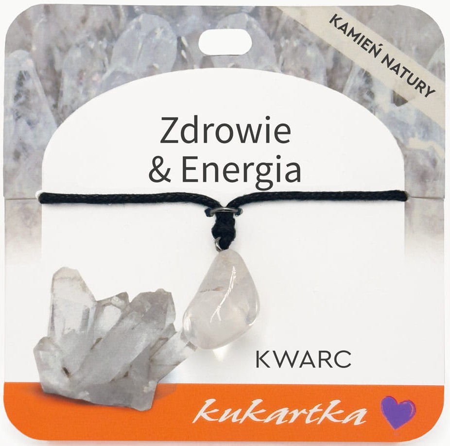 Naszyjnik kukartka: ZDROWIE I ENERGIA (kwarc) - NAS-054