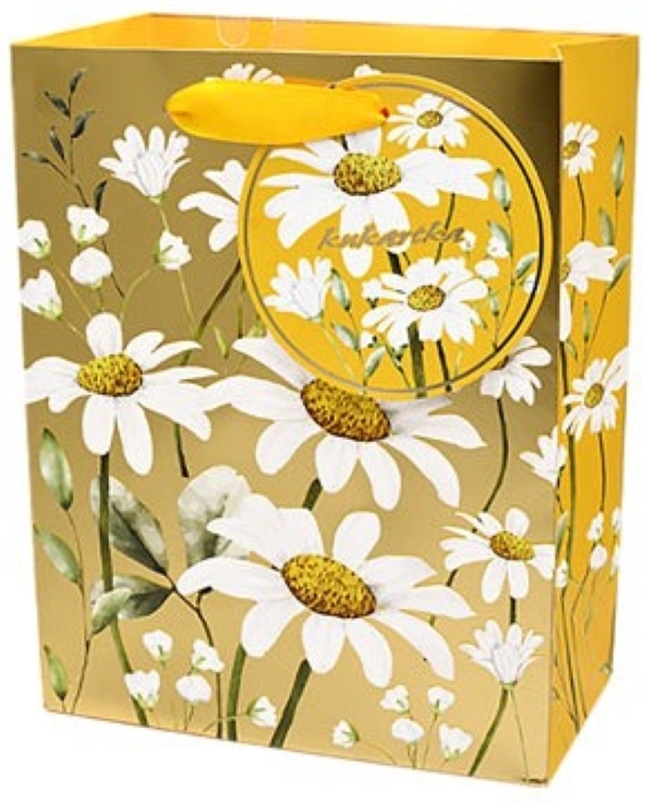 Torba prezentowa kukartka - seria kwiatowa 26x32,3x12,5 cm QL-364 wzór 3