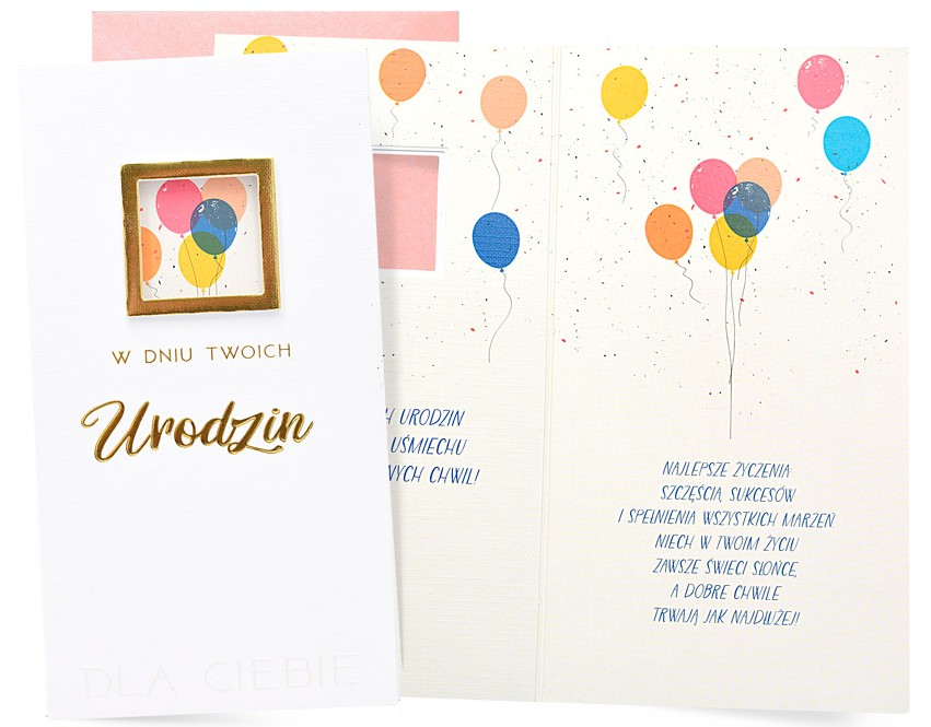 Karnet Passion Moments z kopertą: W Dniu Twoich Urodzin PM-467