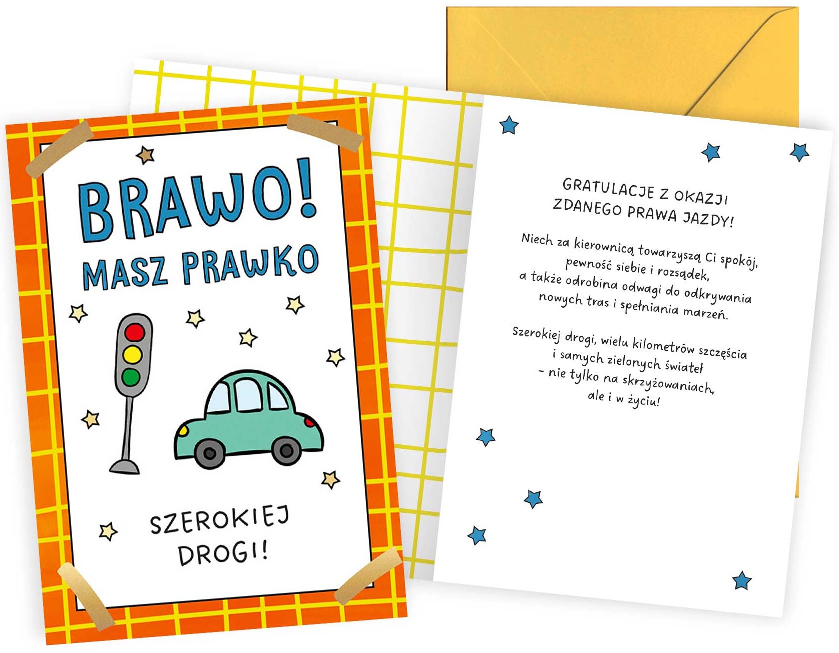 Karnet Passion Premium z kopertą: "BRAWO! MASZ PRAWKO" PR-598