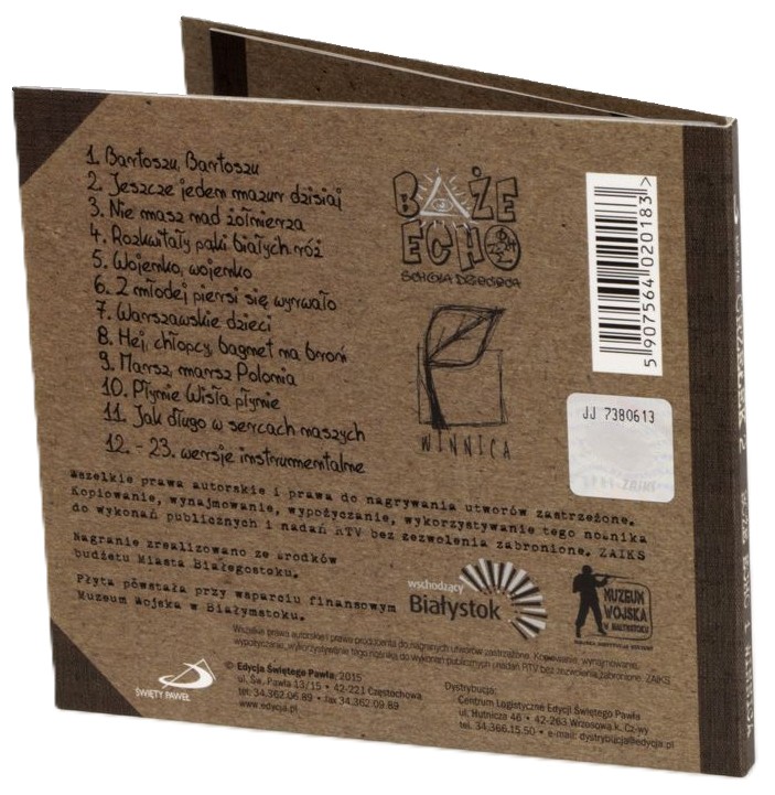 Pieśni patriotyczne: ORZEŁEK 2 - Boże Echo i Winnica (CD)