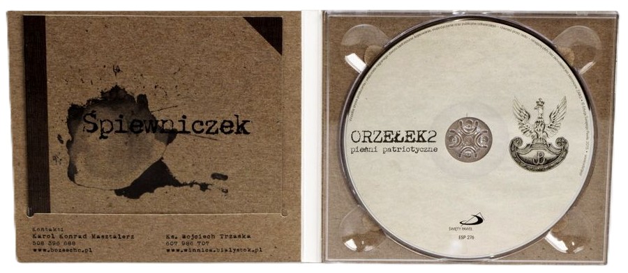 Pieśni patriotyczne: ORZEŁEK 2 - Boże Echo i Winnica (CD)