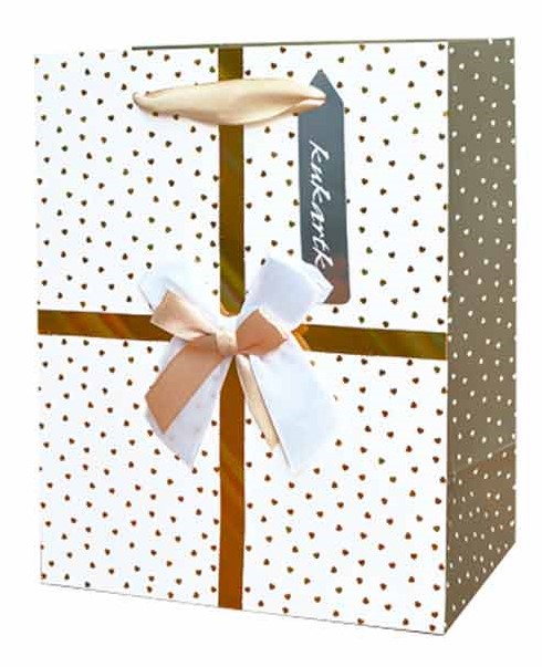 Torba prezentowa Kokarda 26x32,3x12,5 cm QPL-120 wzór 2