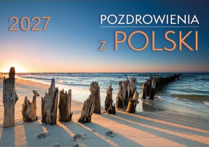 Kalendarz 2027 ŚCIENNY - Pozdrowienia z Polski (21x29,6 cm)