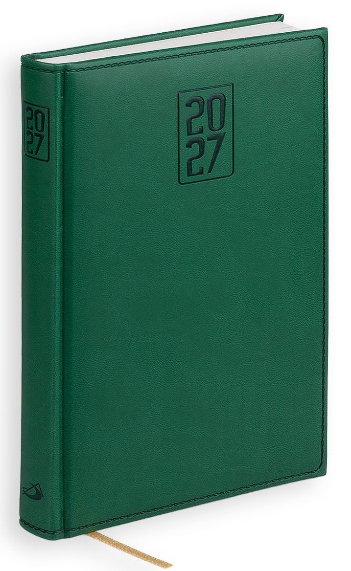 Kalendarz / Terminarz 2027 A5 PRINT - zielony