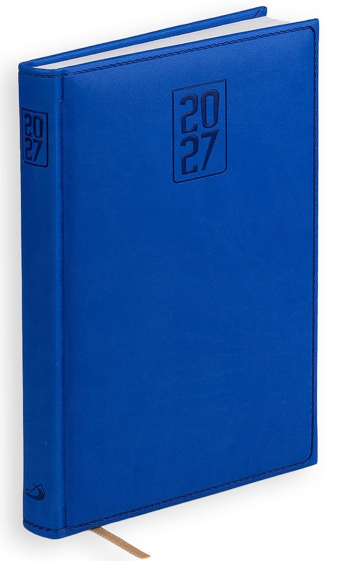 Kalendarz / Terminarz 2027 A5 PRINT - niebieski
