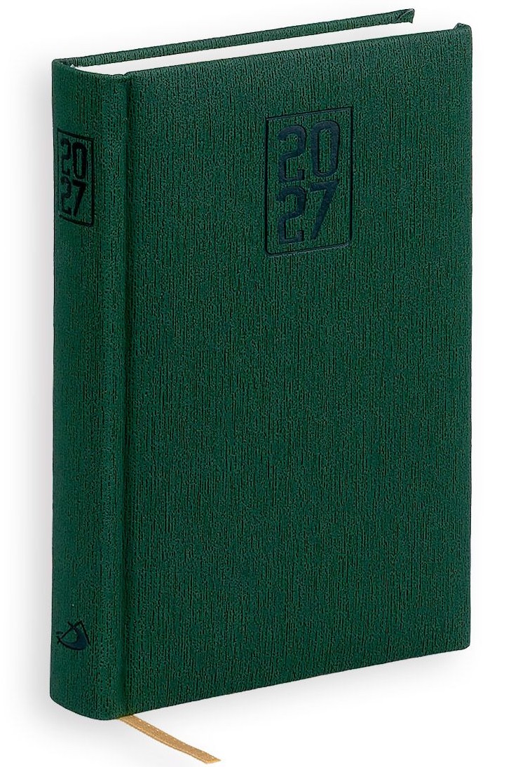 Kalendarz / Terminarz 2027 B6 PRINT - zielony