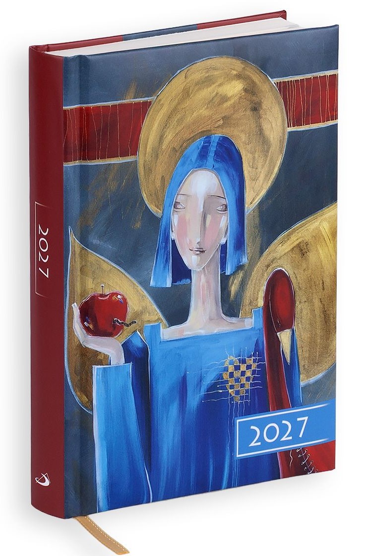 Kalendarz / Terminarz 2027 B6 KOLOROWY - anioł