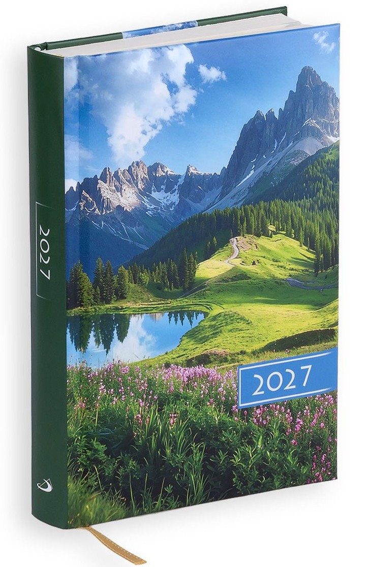 Kalendarz / Terminarz 2027 B6 KOLOROWY - góry
