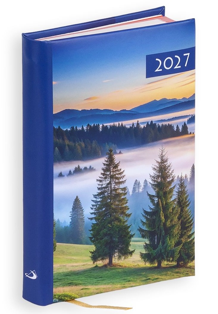 Kalendarz / Terminarz 2027 B7 KOLOROWY - krajobraz