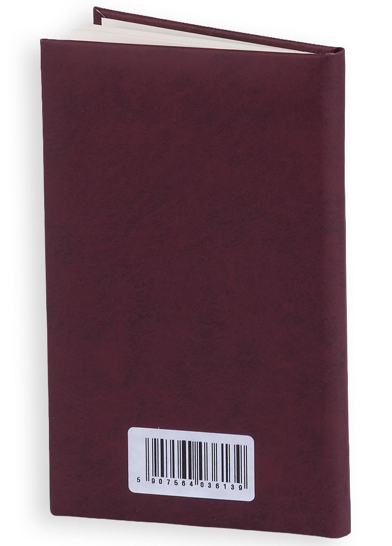 Kalendarz / Terminarz tygodniowy 2027 STANDARD - bordowy (9x15,3 cm)