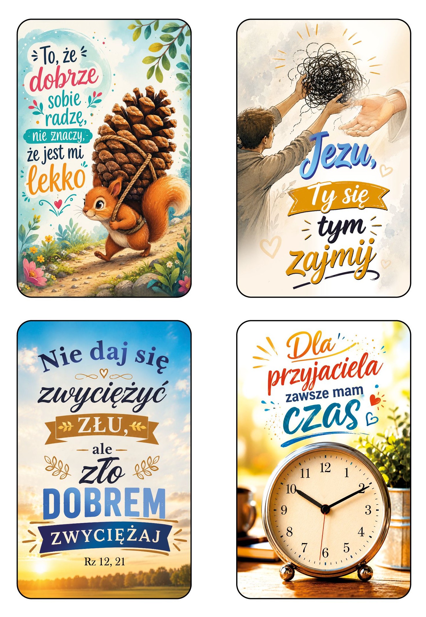 Kalendarzyki listkowe 2027 - Paulistki. Zestaw 4 (4 szt.)