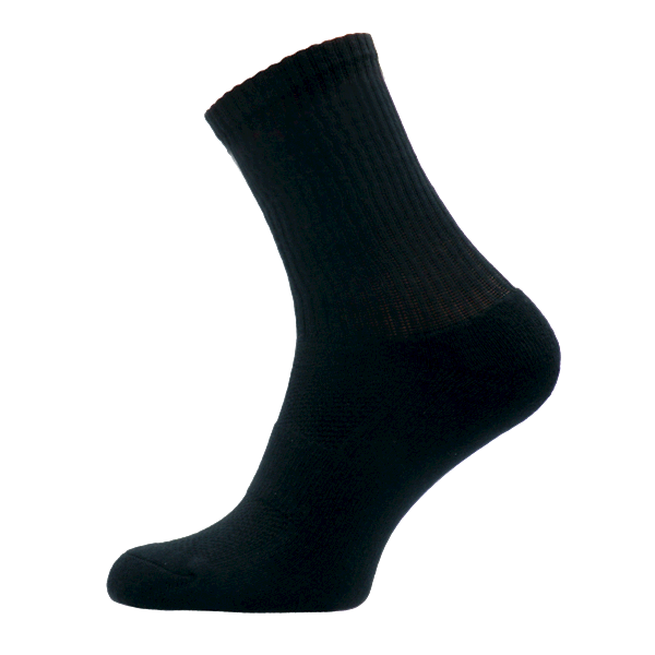 Skarpety półfrotte BLACK bez logo 44-48 EUR