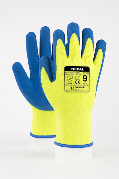 NEPAL rękawice zima LTX seledyn-niebieski r. 8