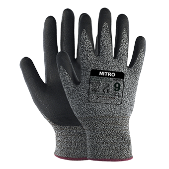 NITRO rękawice robocze powlekane nitrylem. r. 8