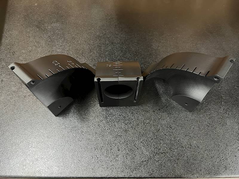 Uchwyt do cięcia kolan 70mm  90* 3D R 92