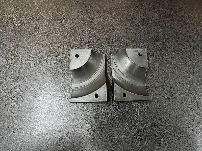 Uchwyt do cięcia Y pipe z kolan 63,5mm R 90
