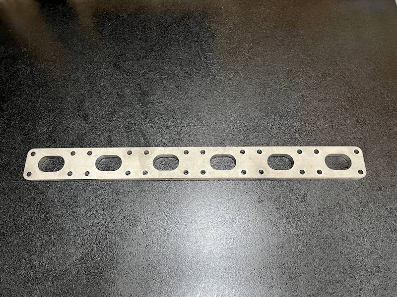 Flansza kolektora wydechowego BMW M50 12MM 304 1.4301