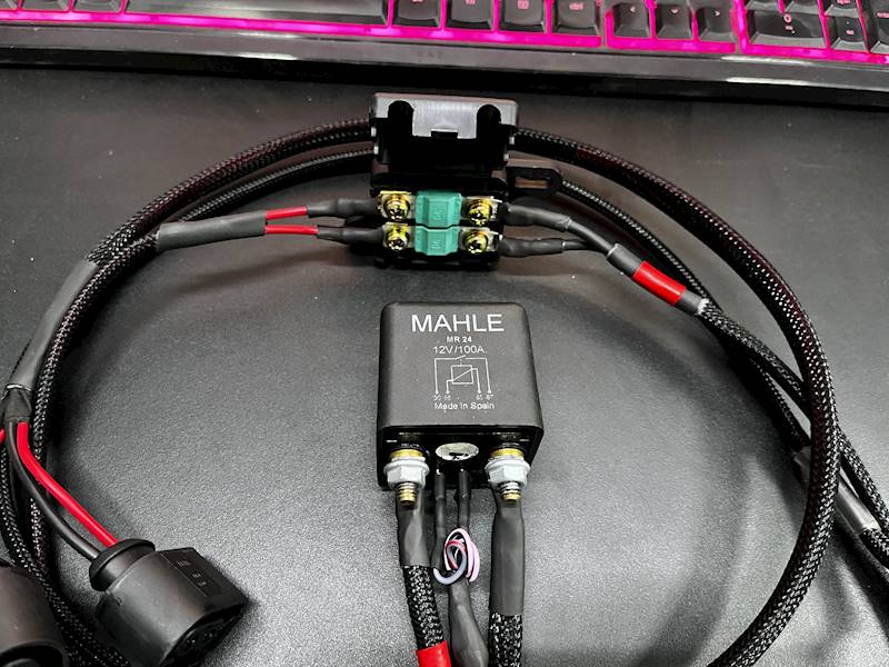 Wiązka instalacyjna NISSAN PATROL Y61 Y60 – wentylatory 2×300 W