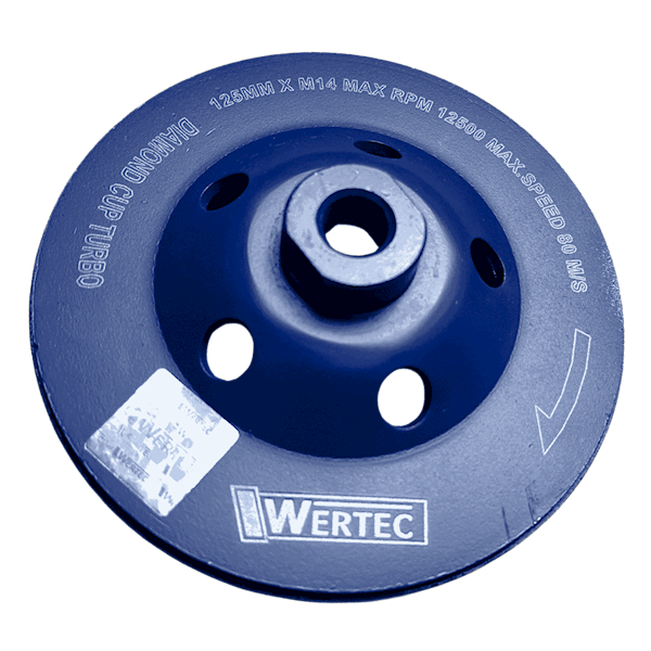 Tarcza Diamentowa do szlif. 125xM14 Turbo WERTEC - WTD125TM14
