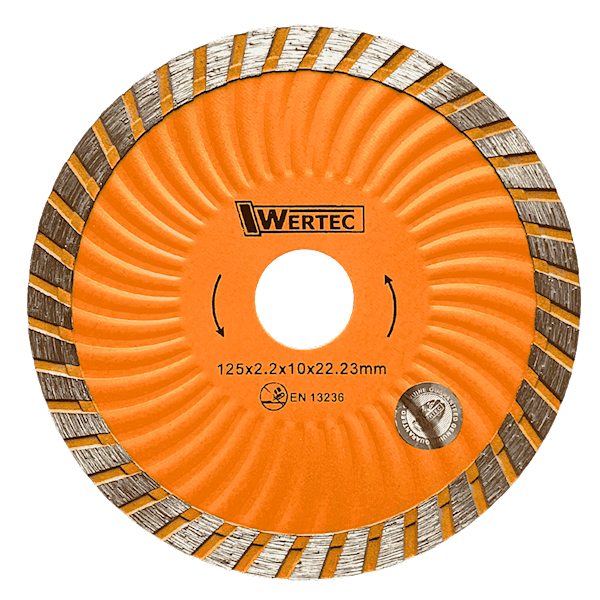 TARCZA DIAMENTOWA SUPER TURBO 125 MM WERTEC - WTDST125