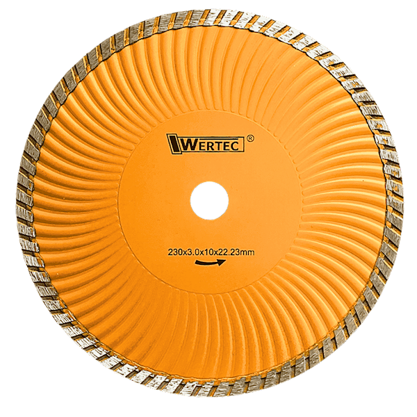 TARCZA DIAMENTOWA SUPER TURBO 230 MM WERTEC - WTDST230