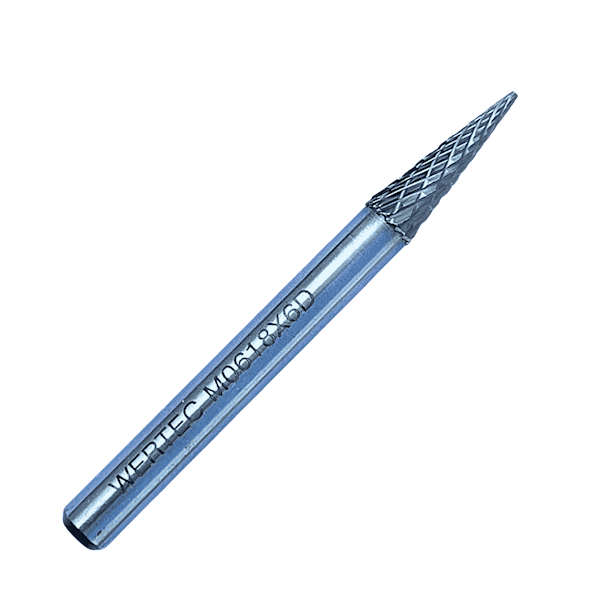 Pilnik obrotowy stożkowy TYP M 6x18x65x6mm -M0618X6D