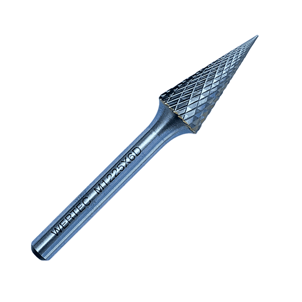 Pilnik obrotowy stożkowy TYP M 12x25x65x6mm - M1225X6D