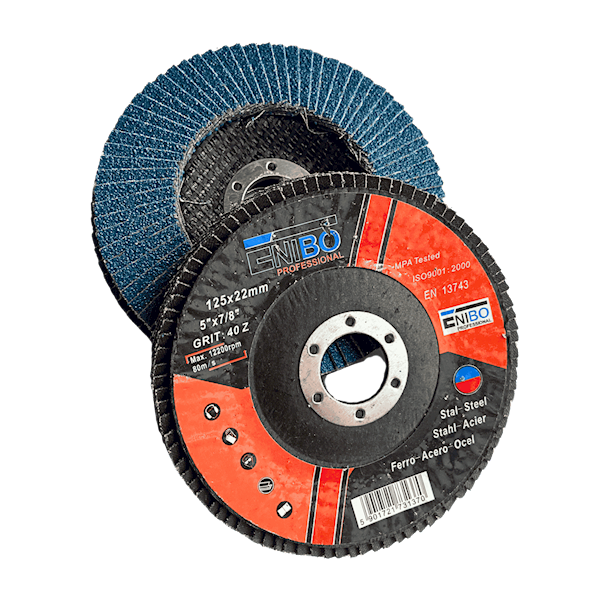 Sciernica listkowa 125mm gr.40 BLUE - SL12540Z