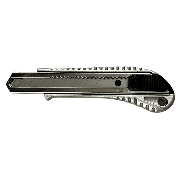 Nóż na ostrza łamane 18mm metalowy TOOLMAN - TL002