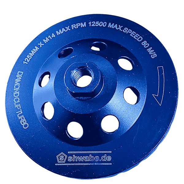 Tarcza Diamentowa do szlif. 125xM14 Turbo SHWABE - SH125TM14