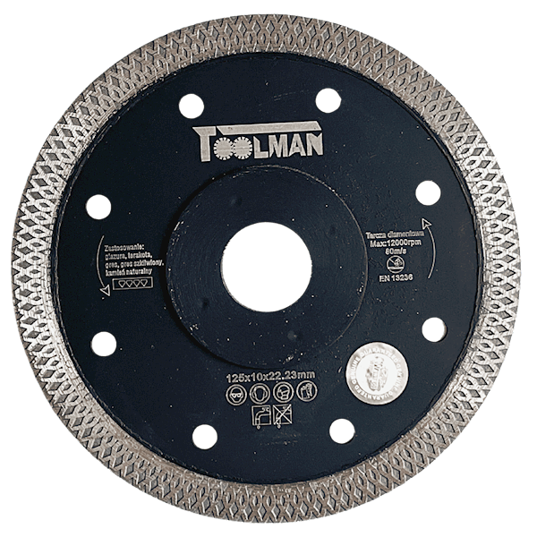Tarcza Diamentowa TOOLMAN GRES 125x22,23MM - TLGRES125