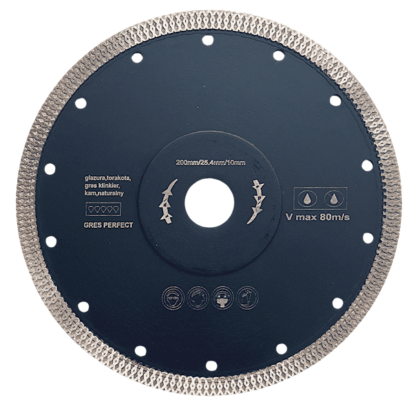 Tarcza Diamentowa TOOLMAN  GRES 200X25,4MM - TLGRES200