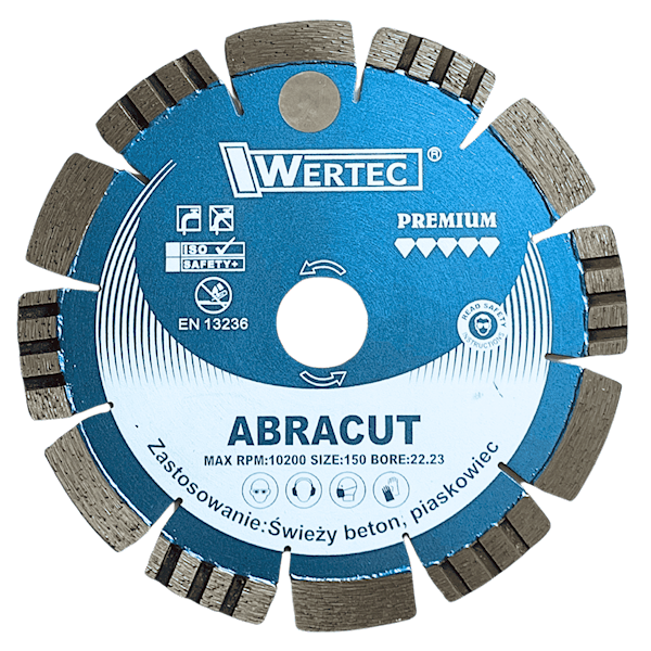 Tarcza Diamentowa ABRACUT 150x10x22,23 - ABRACUT150