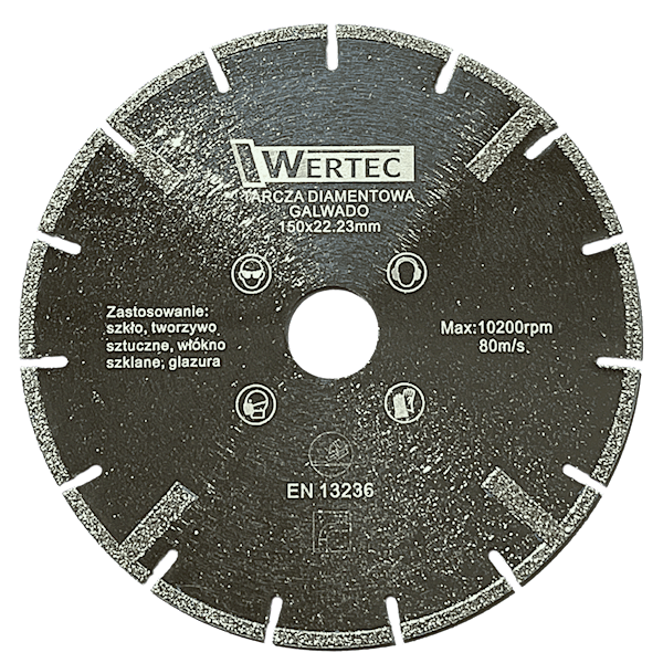 Tarcza diamentowa GALWADO 150mm - GALWADO150