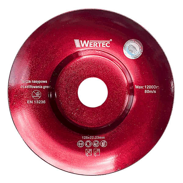 Tarcza diamentowa nasypowa 125mm gr 30-40 - WTD125VB40
