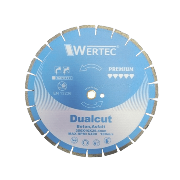 Tarcza diamentowa DUALCUT 350x25,4x10 mm ASFALT-BETON - DUALCUT350