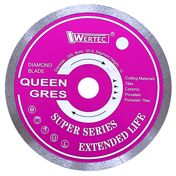 Tarcza diamentowa QUEEN GRES 200x1.8x10x25.4mm - QG200
